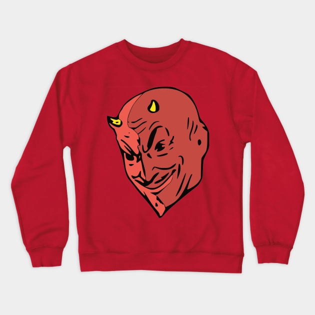 Devil Mask Crewneck Sweatshirt by JSnipe